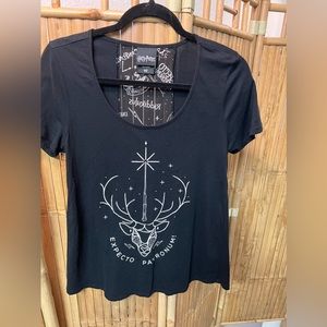 Harry Potter/ cotton black tee shirt. Size medium. New condition